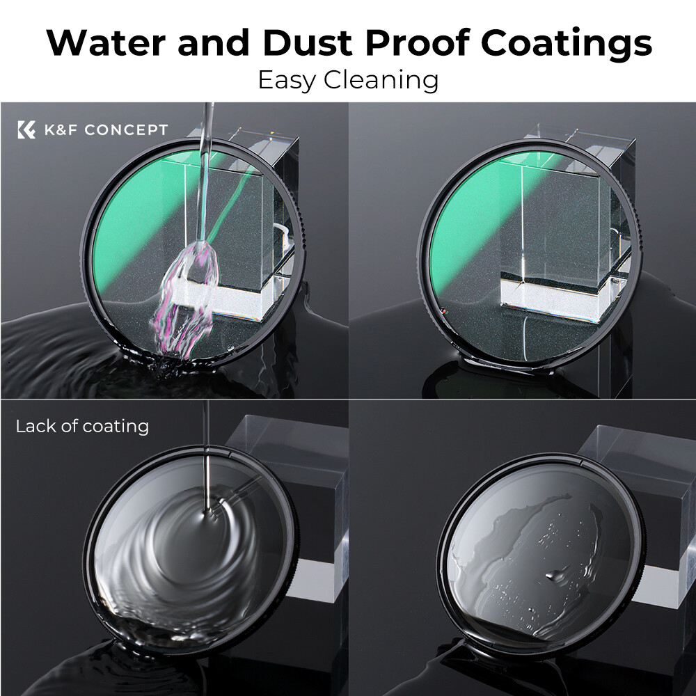 K&F Concept 49mm-82mm Shimmer Diffusion 1 Nano X Microlight Mirror Glass Filter With 28 Layers Coatings for Camera Lens 49mm 58mm 62mm 67mm 77mm 82mm