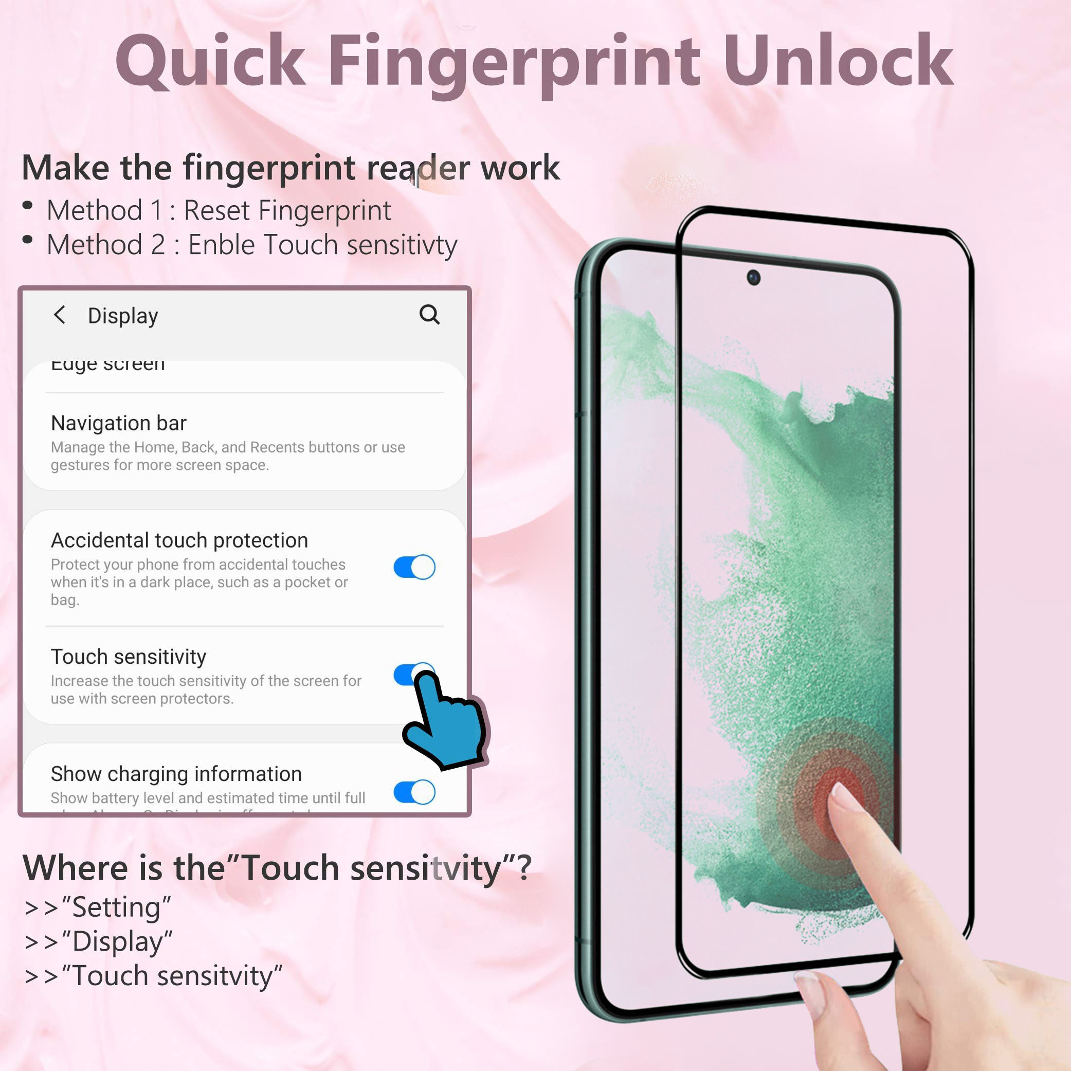Mở khóa vân tay kính cường lực 0.18mm 9H cho Samsung Galaxy Note 20 Phim bảo vệ màn hình