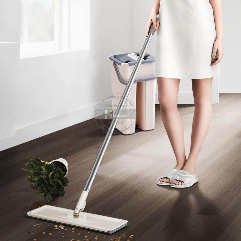 Konco Ma Thuật Một Cách Nhanh Chóng Làm Sạch Giẻ Lau Sàn Với Xô Sàn Bóp Lau Phẳng Nhà Bếp Cây Lau Sàn Dọn Dẹp Nhà Công Cụ