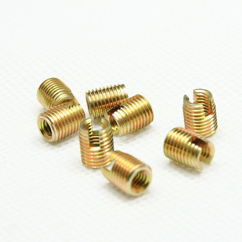 Self Tapping insert nut Bushing 302 slotted type Wire Thread Repair Insert M2 M2.5 M3 M4 M5 M6
