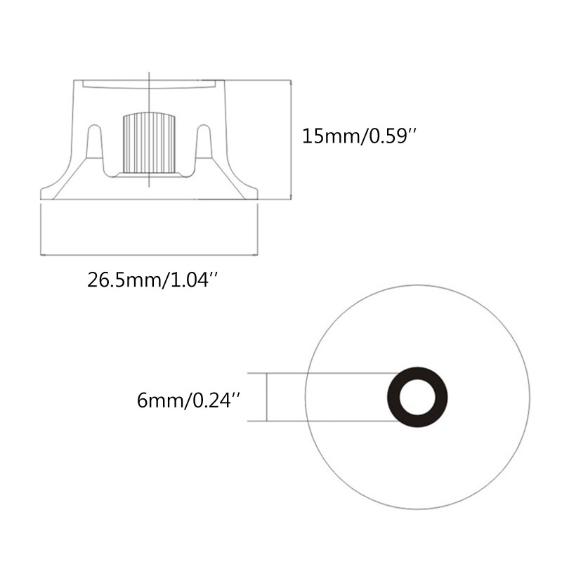 Volume Tone Electric Guitar Speed ​​Control Knob Potentiometer Knobs for LP SG