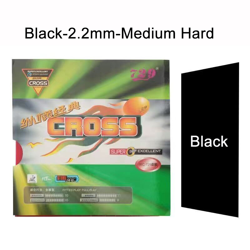 Friendship 729 ritc cross classic table tennis rubber pips-in original 729 ping pong sponge with ittf approved