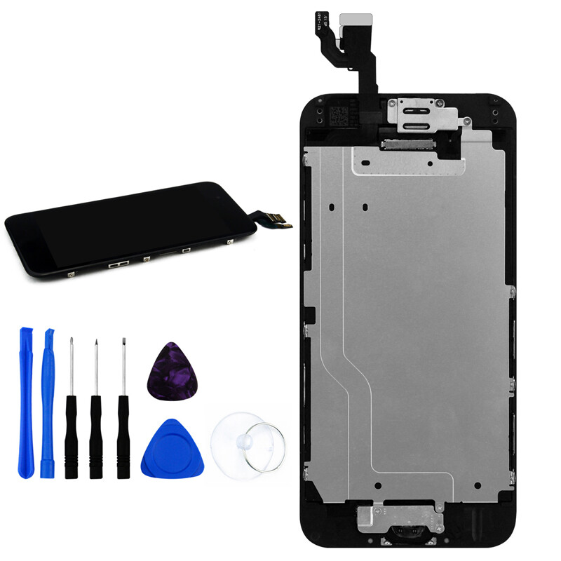 Full Set LCD For iPhone 5G 5S 5C 6 6S 6P Plus Touch Screen Display Aseembly+Front Camera+Speaker+Home Button Replacement