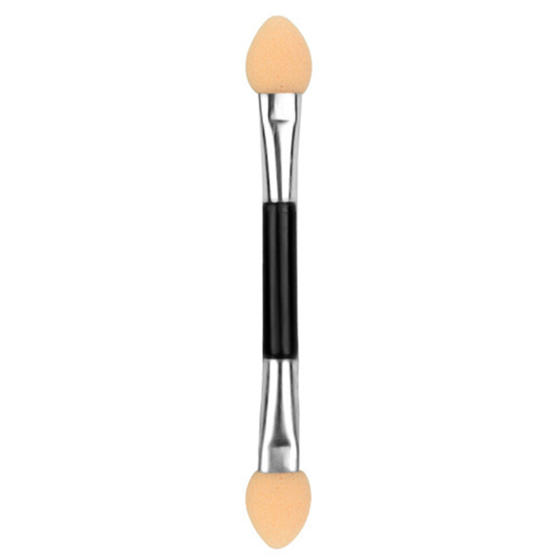 BEAUTYBIGBANG 10 Eyeshadow Brushes Disposable Double Sponge Tip Makeup Brush Makeup Tool
