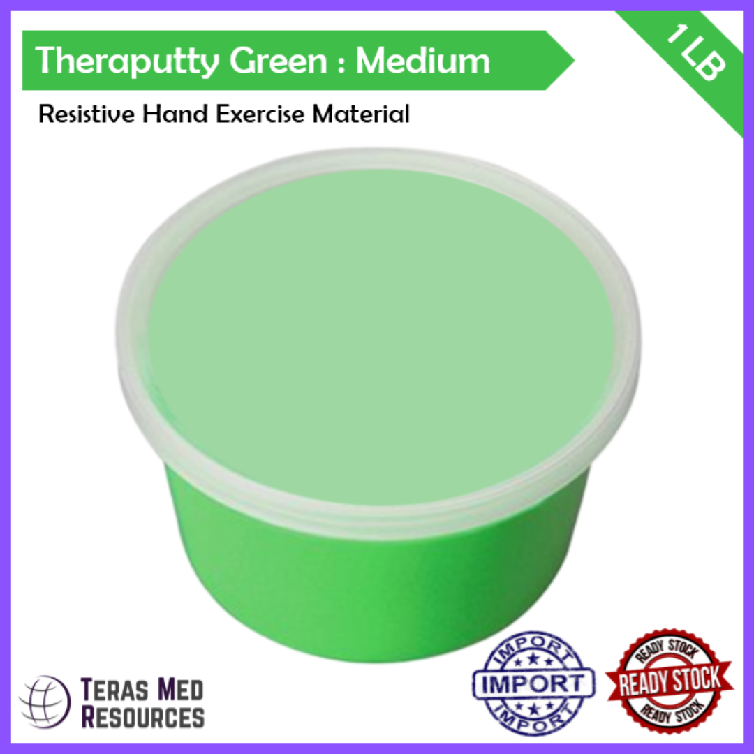 1 LB THERAPUTTY GREEN (MEDIUM) THERAPY PUTTY FOR HAND EXERCISE Lazada