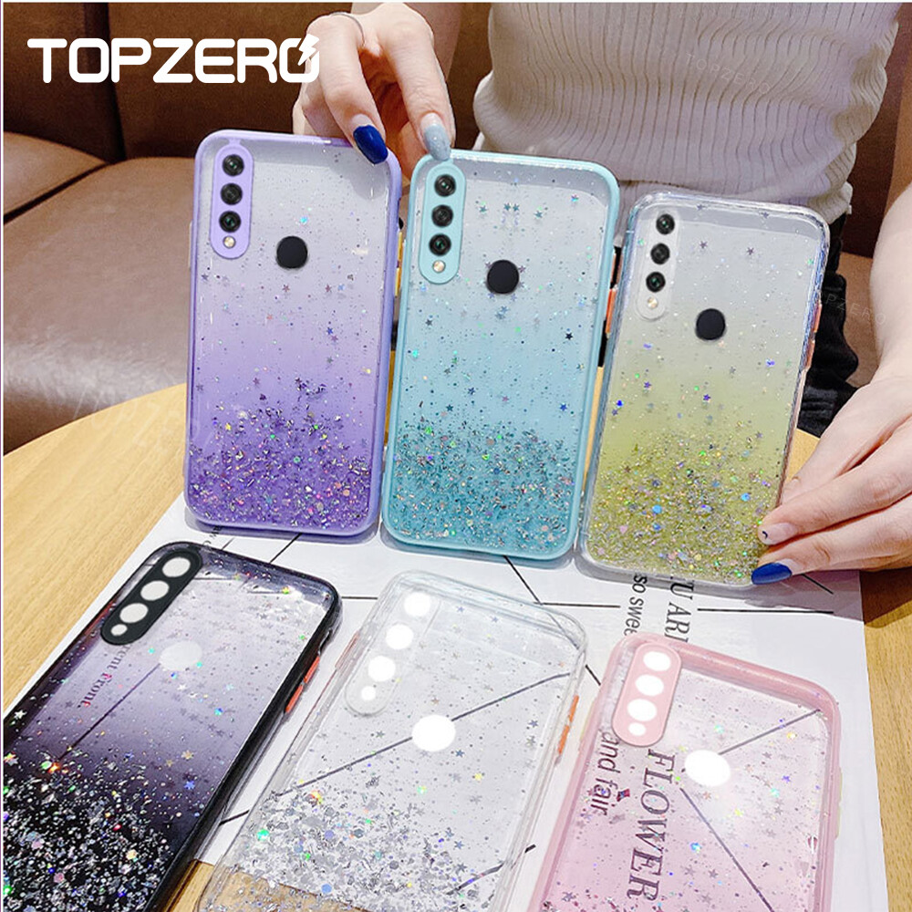 Ốp Điện Thoại Kim Sa Lấp Lánh Sang Trọng, Dành Cho OPPO A5S A3S A7 A5 A52 A53 A33 A32 A92 A9 2020 A5 2020 A31 2020 F9 Vỏ Bảo Vệ Máy Ảnh Ốp Lưng Silicon Mềm