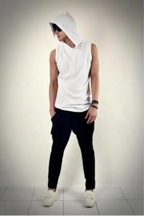 sleeveless hoodie vest