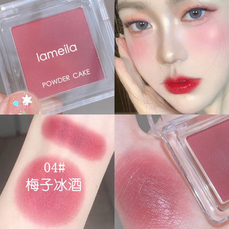 Pearl monochrome powder blush long lasting matte blush