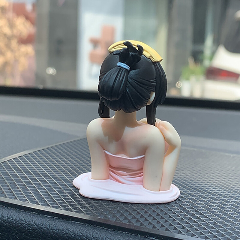Skinye [Ready Stock] Kawayi Anime Shaking Boobs Console Dashboard Interior Accessory