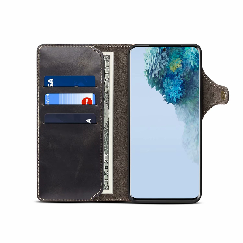 Bao Da Dạng Ví Chính Hãng Cho Samsung Galaxy S20 Ultra S20 + S20 Plus Ốp Mềm Có Túi Dây Đeo Tay