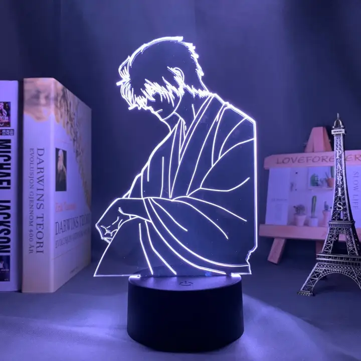 3d Led Lamp Anime Yona of the Dawn Hak for Bedroom Decorative Nightlight Birthda