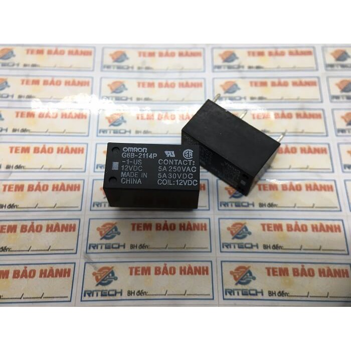 G6b-2114p-1-us rơ le 12vdc 5a 6 chân