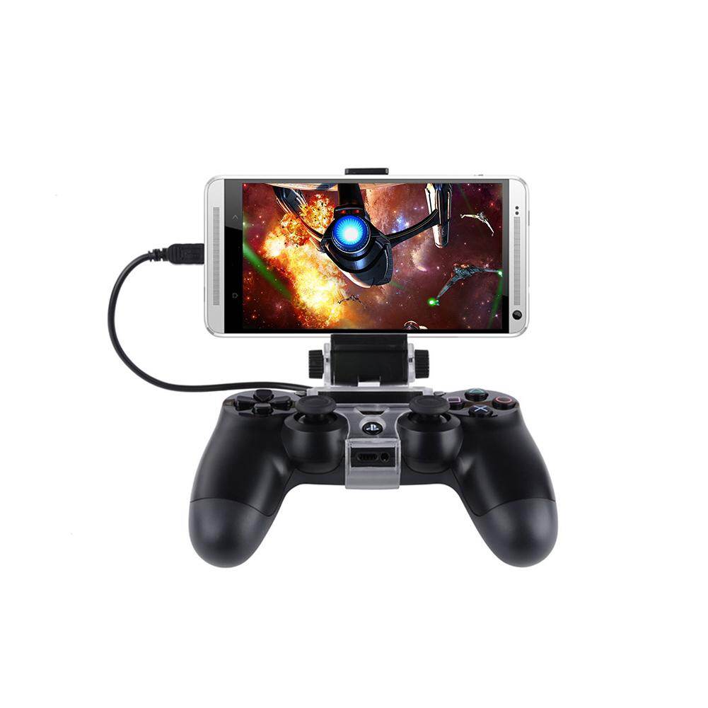 (without Game Controller)Wireless handle bracket   Game Controller Bracket Mobile Phone Game Pad Mount Bracket Hand Grip Stand Controller Gamepad Adjustable Clip Holder  For PlayStation PS4