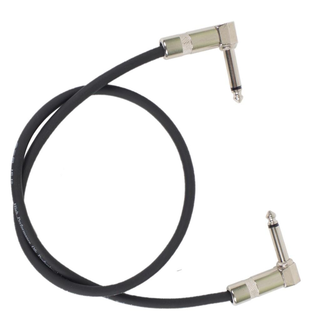 60Cm Length Guitar Effects Pedal Cable Connector 6.35 Plug Wire Adapter Line Round Head Dropship