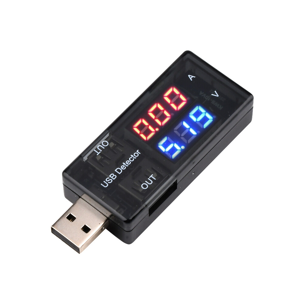 【100% Original】Diymore USB Voltage Charge Current Detector Battery Tester Voltmeter Ammeter USB Car Motorcycle Volt Amp Detector Tester USB Tester with LED Display