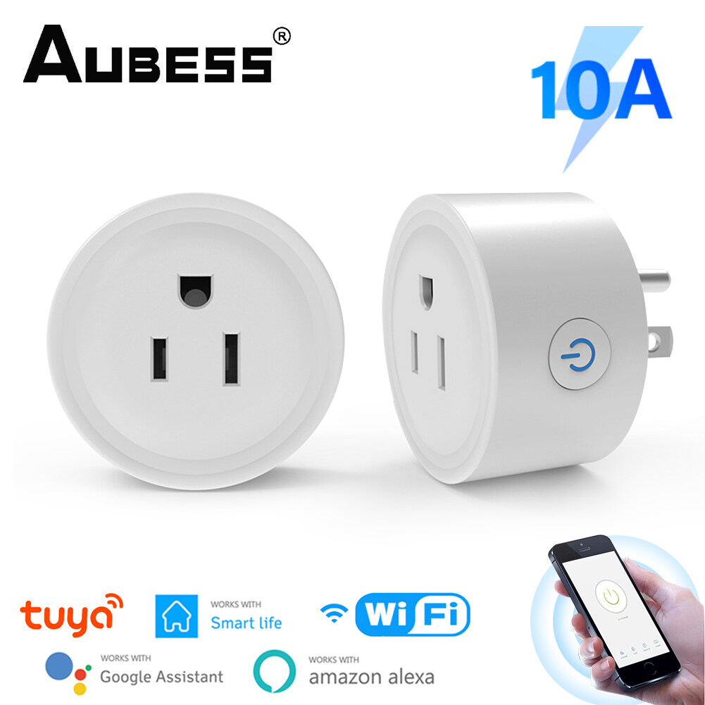 Aubess Ổ Cắm Thông Minh WiFi Tiêu Chuẩn Mỹ 10A Thiết Bị Gia Dụng Điều