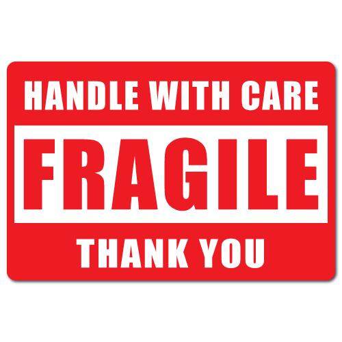 Eos Shop Fragile Sticker Sticker Mudah Pecah Warning Label 400pcs Lazada