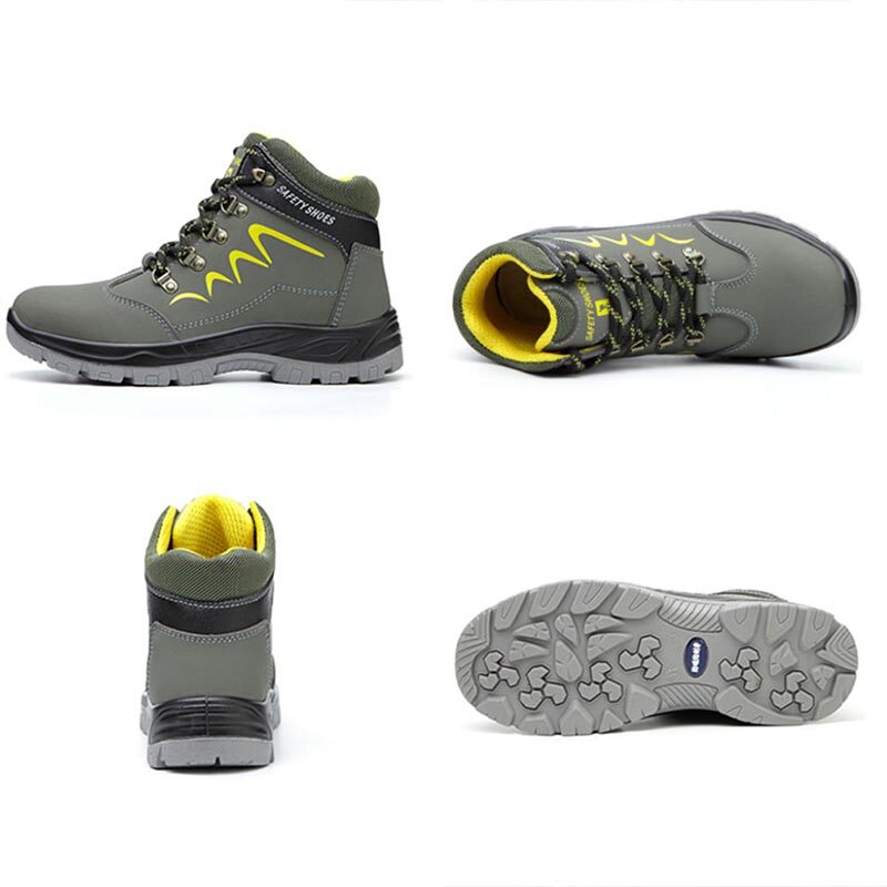 HKIMDL Safety Shoes MenS High-Cut Smash 