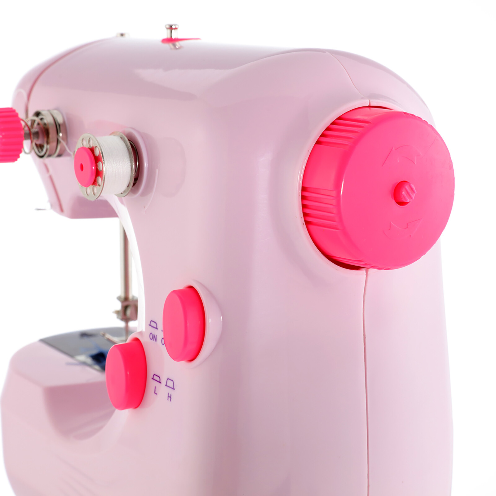 Multifunctional Mini Electric Sewing Machine Portable Household and Lightweight Sewing Machine for Beginner Sewing US Plug