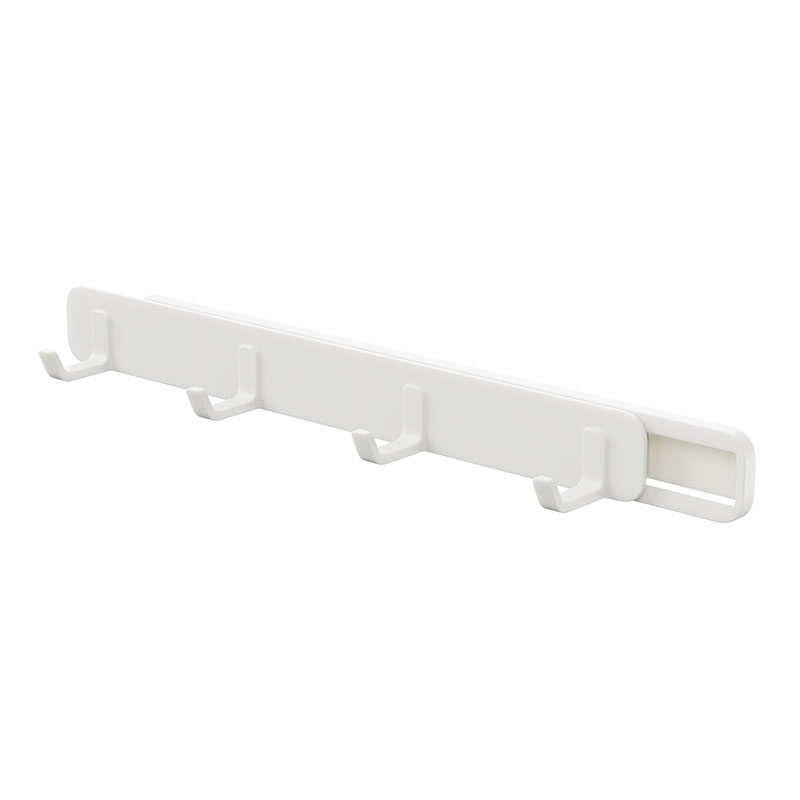 Houseeker Pull-Out 4 Hooks Bedroom Bathroom Door Behind Storage Rack Gap Tower Brush Kitchen Utensils Organiser Holder Hanger