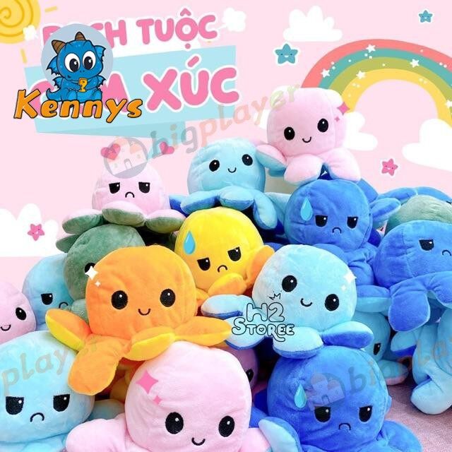 Squid doll mood changing doll 2 face tiktok kids toys birthday present