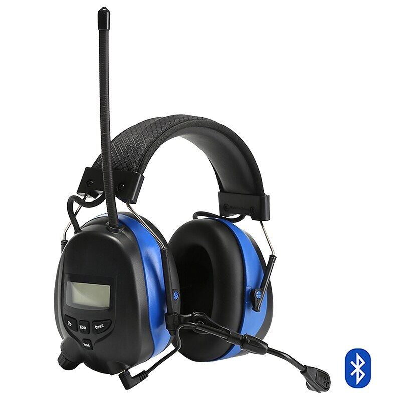 Bluetooth Hearing Protector Am Fm Radio Earmuffs Electronic Noise Reduction Ear Muff Shooting Mowing Ear Protection Headphones