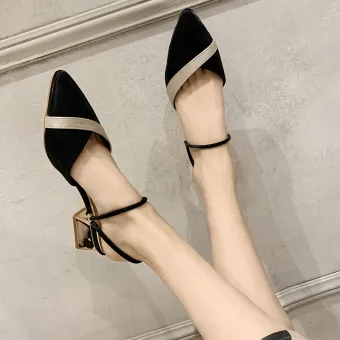 platform heel mules