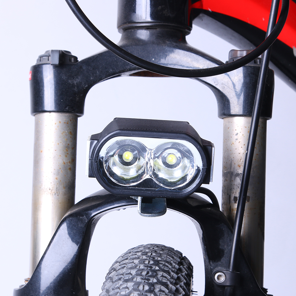 welcomehome E-Bike LED Headlight 36V 48V 60V Electric Bicycle Scooter Horn Front Light