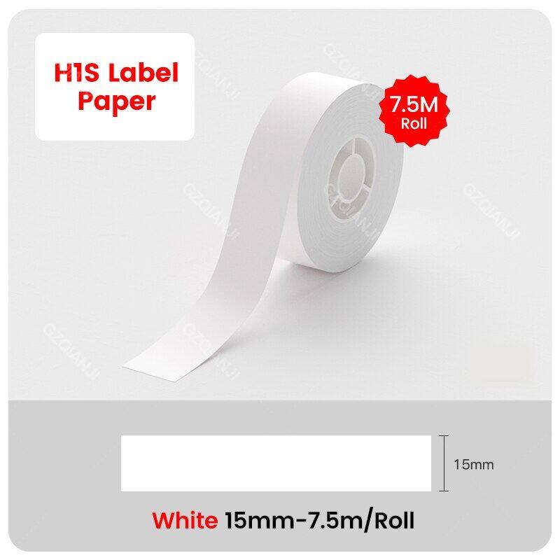 Niimbot H1S Label Paper Mini Thermal Printer Stickers Adhesive Label Maker Continuous Label Printing Machine For Colorful Rolls