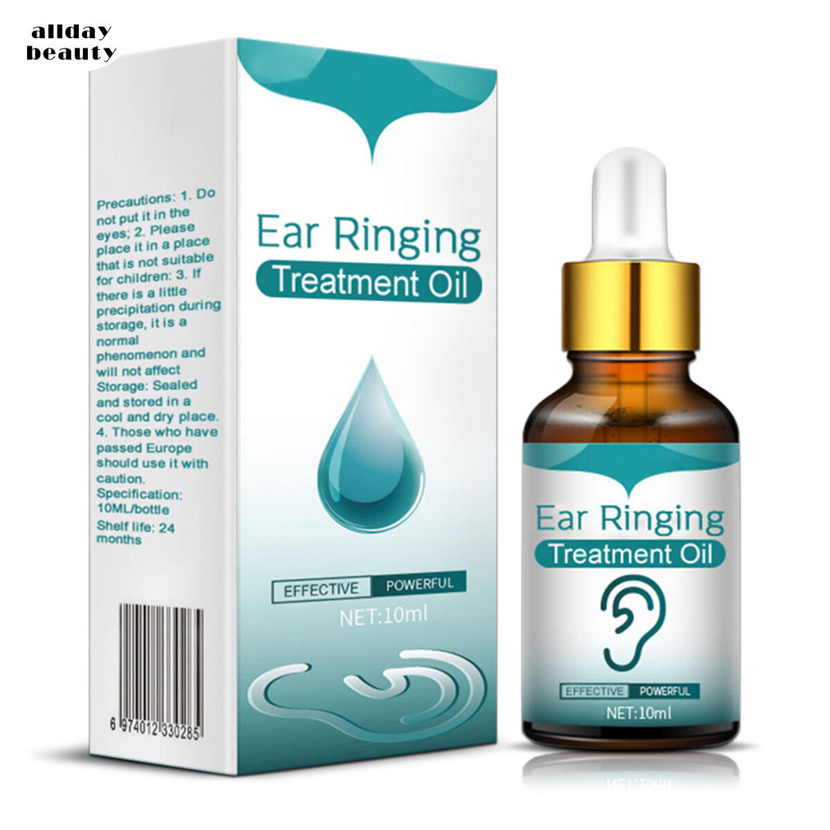 ALL Ear Ringing Relief Pain Uncloges Ears Anti Hearing Loss 10ML Ear