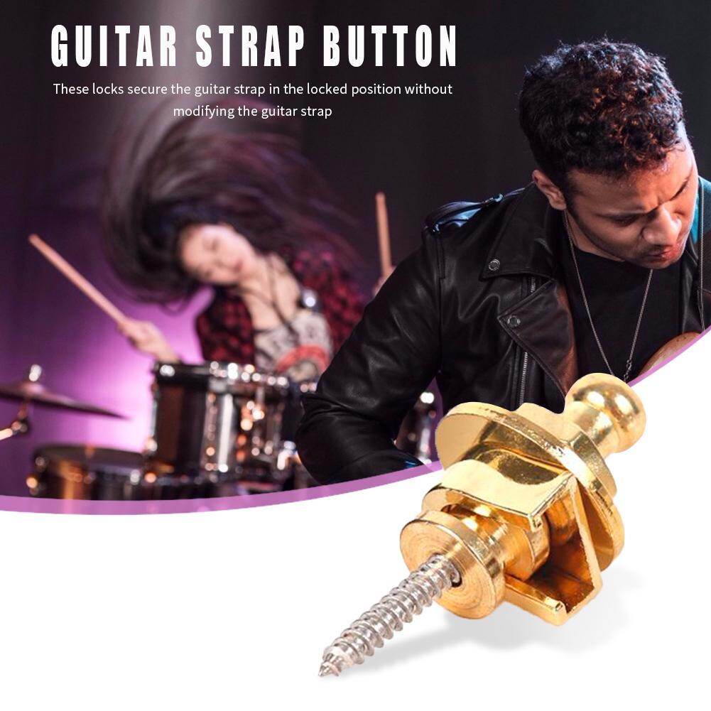 Nhạc Cụ Phụ Kiện Khóa Chống Trượt Khóa Móng Tay Dây Đeo Guitar Nút Khóa