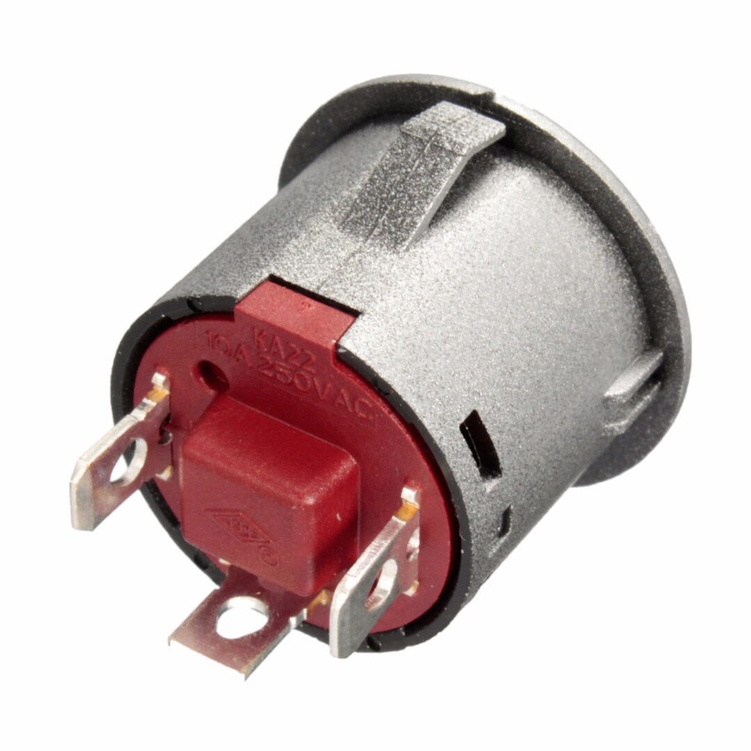 BOKALI 1 Cái 12V 22 Mét Xanh LED Autolock Power Button Push Button ON/Off Chuyển Latching