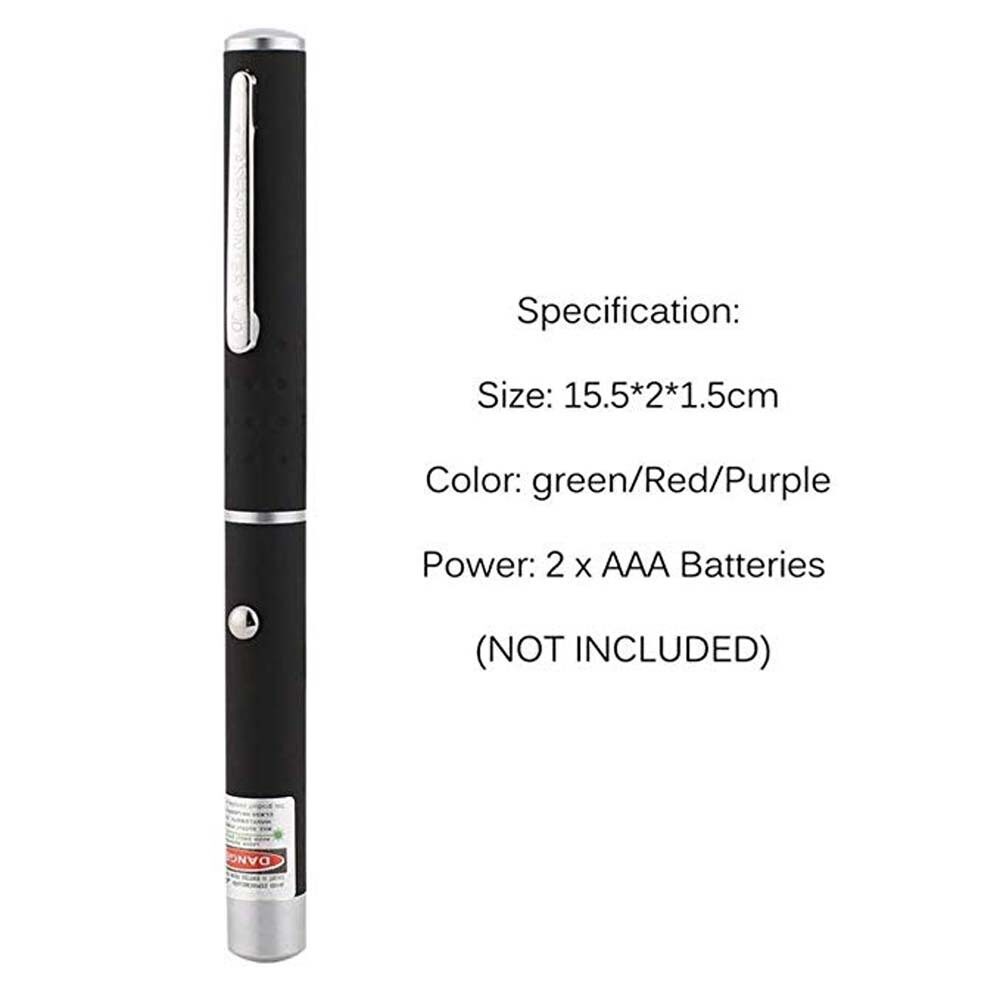 Green Laser Pointer, Perfect For Outdoor Night Walking, Pet Teasing, And Teaching, Batteries Not Included