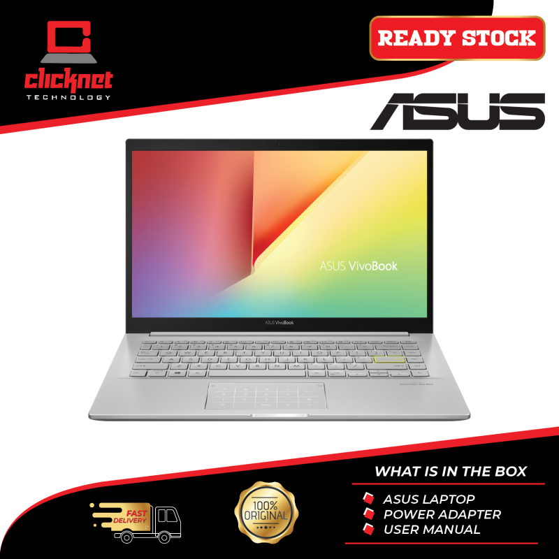 ASUS K413E-AEB253TS (I5-1135G7, 8GB, 512GB SSD, INTEL UHD, SILVER W10) Malaysia