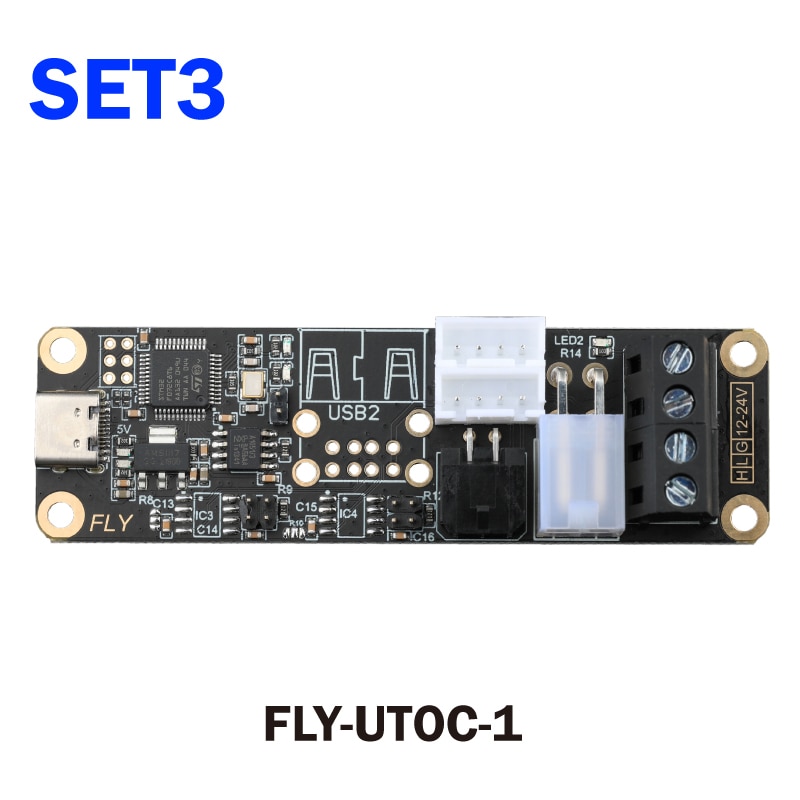 Mellow fly-sb2040 v2 board for voron 2.4 r2 trident stealthburner cw2 extruder klipper hotend canbus headtool usb pt1000 / pt100