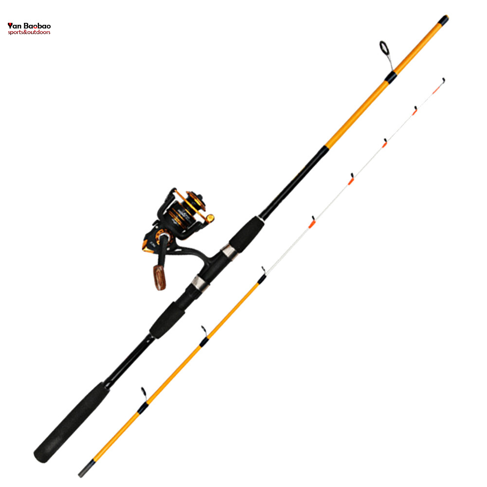 Carbon Fiber Fishing Rod Travel Spinning Lure Rod Sea Saltwater Pole 2.1//2.4M