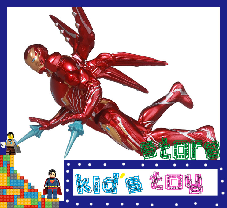 Kid’s Toy 20cm Marvel Avengers  Iron Man Buster Series Model Toy Action Characters PVC Action Figure Collectible Model Toy Birthday Gift For Kids