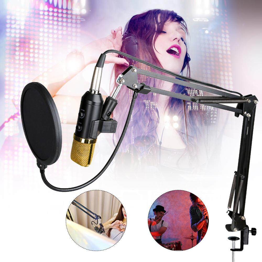 Suspension Microphone Kit USB Echo Recording Condenser Microphone Set Professional Computer