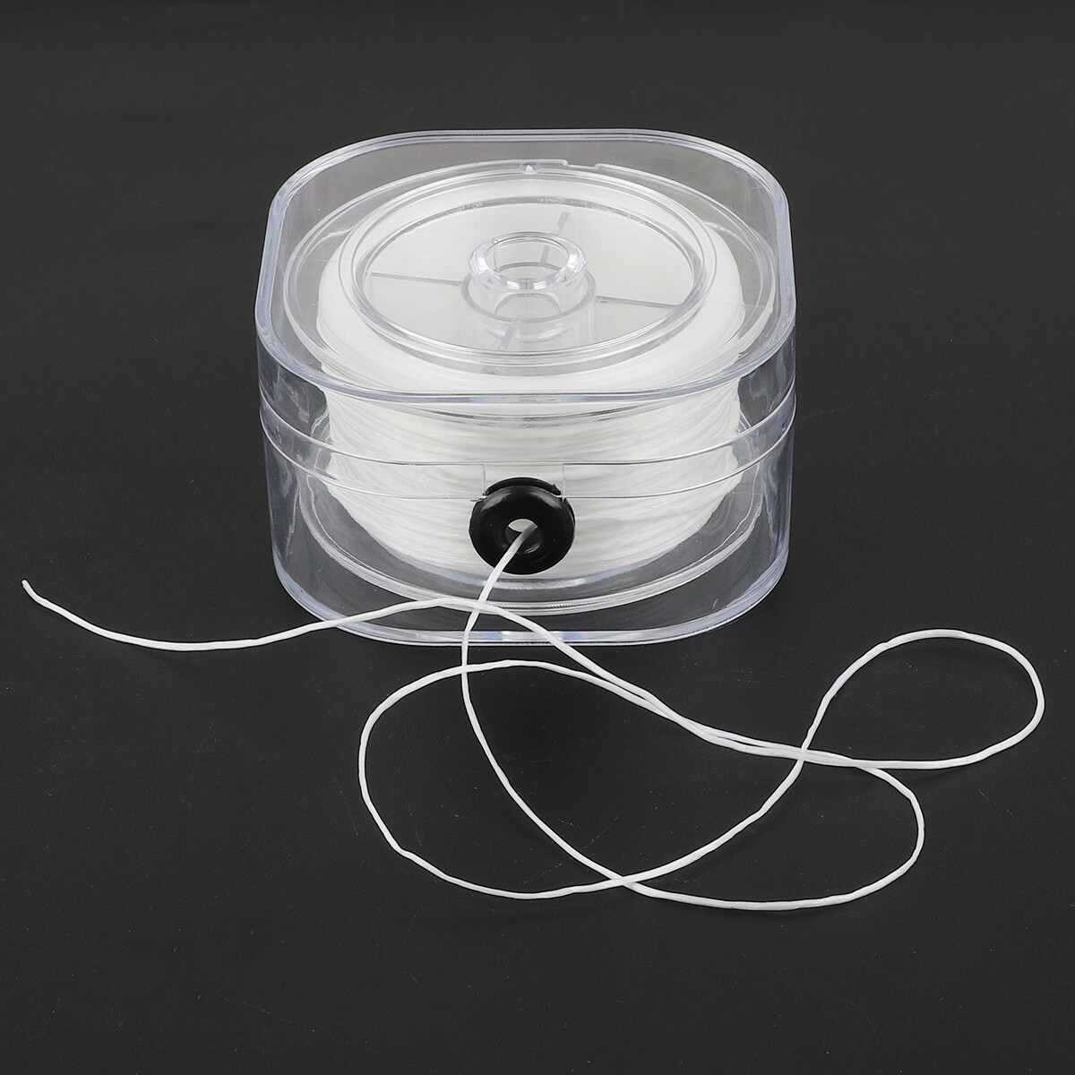 0.2/0.6/0.8/1mm 30-200M DIY Crystal Beading Stretch Elastic Thread Cord with Box Transparent Clear Round Beading Wire/Cord/String