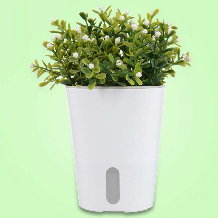 [Còn Hàng] Chậu Hoa Mọng Nước 2 Lớp Hút Nước Tự Động Thủy Canh Chậu Hoa Tự Tưới Chậu Hoa Lười Thủy Canh