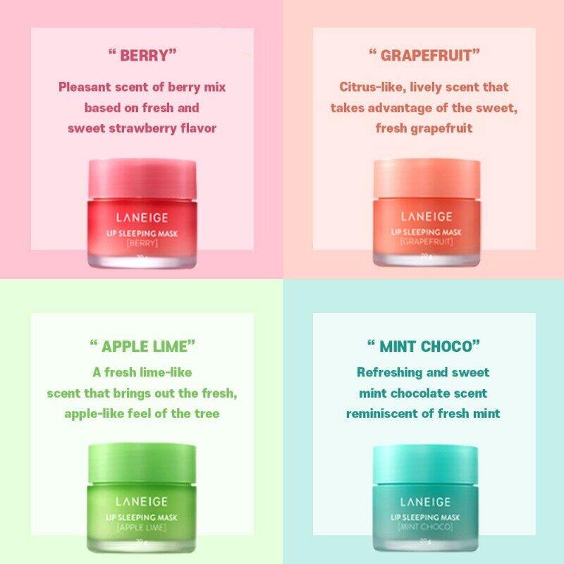 [100% Original] Mặt Nạ Ngủ Môi LANEIGE Lip Sleeping Mask EX 20g