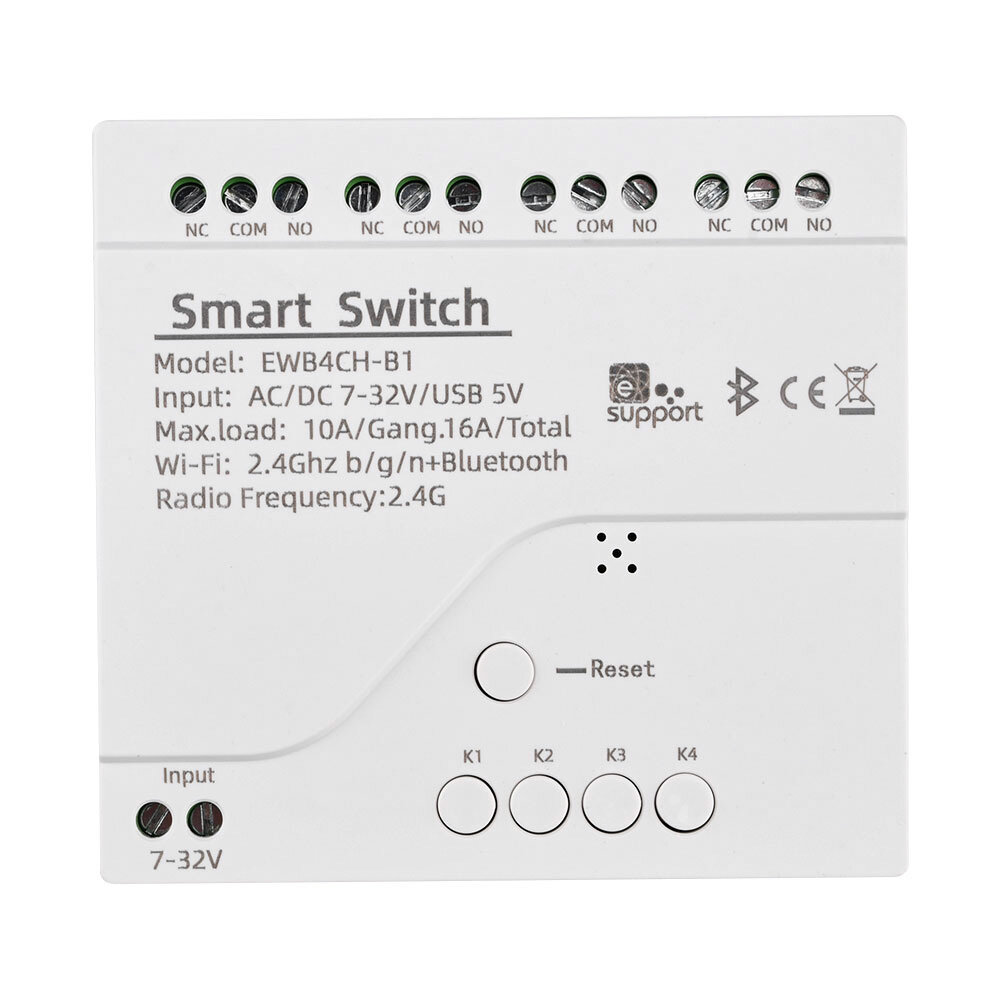 Portable Wireless Remote Control WiFi Intelligent Switch AC85-250V Receiver Smart Home Auto Module Wifi Switcher