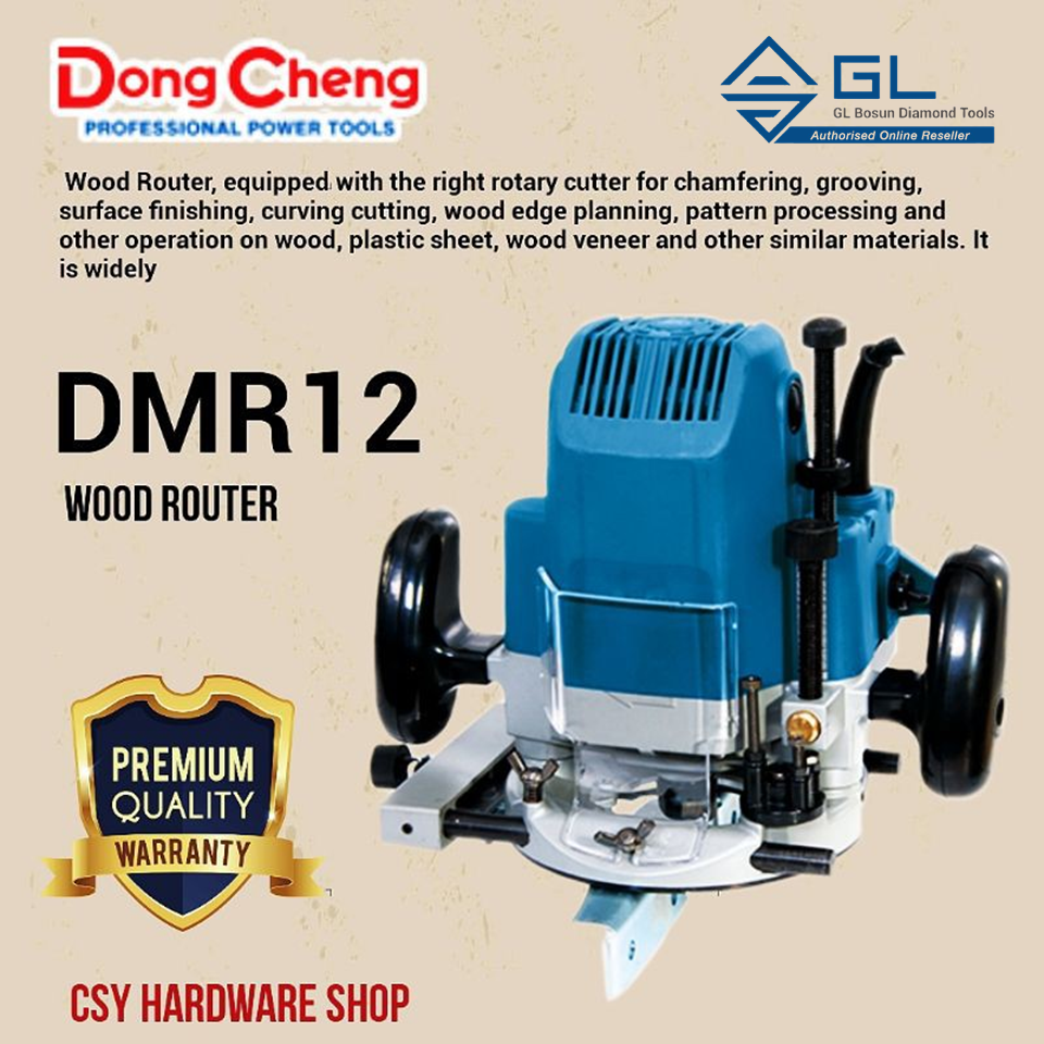 DONG CHENG DMR12 Wood Router / Mesin Profil Kayu Dua Tangan | Lazada