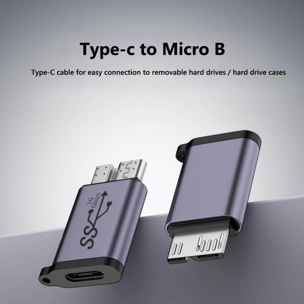 USB-A/Type-C để micro B công cụ chuyển đổi dữ liệu 7.5 Wát Bộ chuyển đổi dữ liệu USB3.1 Gen2 10gbps cho Cáp ổ cứng điện thoại di động