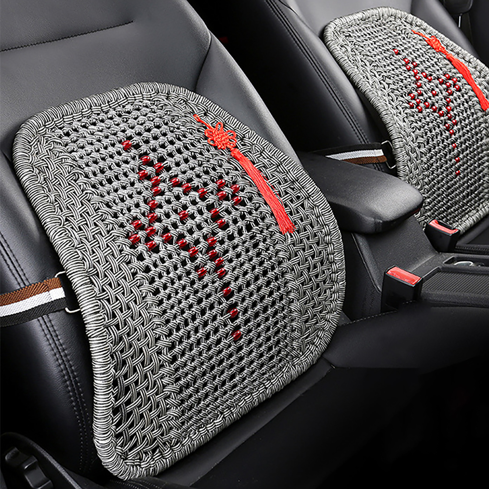 Back Support Mesh Ventilate Wear-resistant Moisture Absorption Durable Dirt-resistant Relief Pain Ergonomic Car Seat Chair Lumbar Back Support for Office Durable Back Support