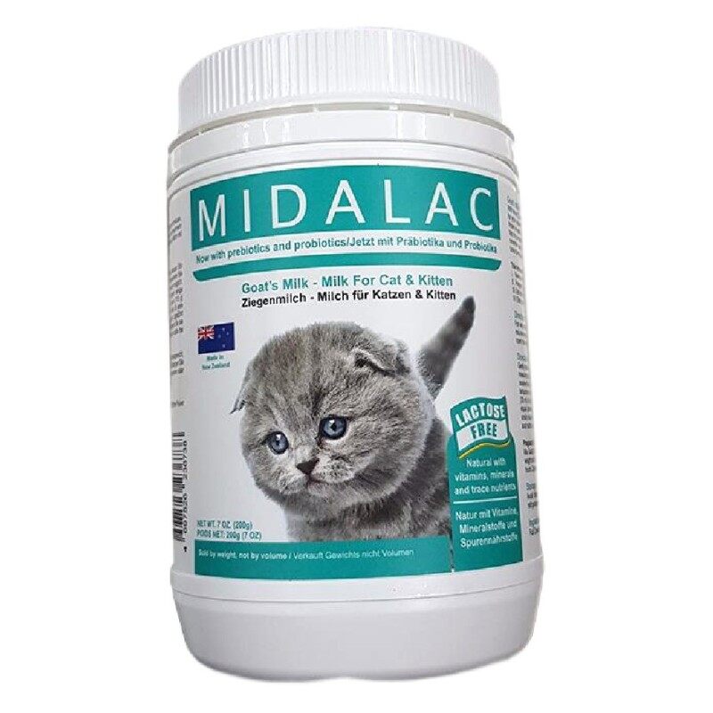 [Cw】 Harga Meletup! Midalac Sữa Dê Cho Mèo Và Mèo Con 200gm, Susu Kucing