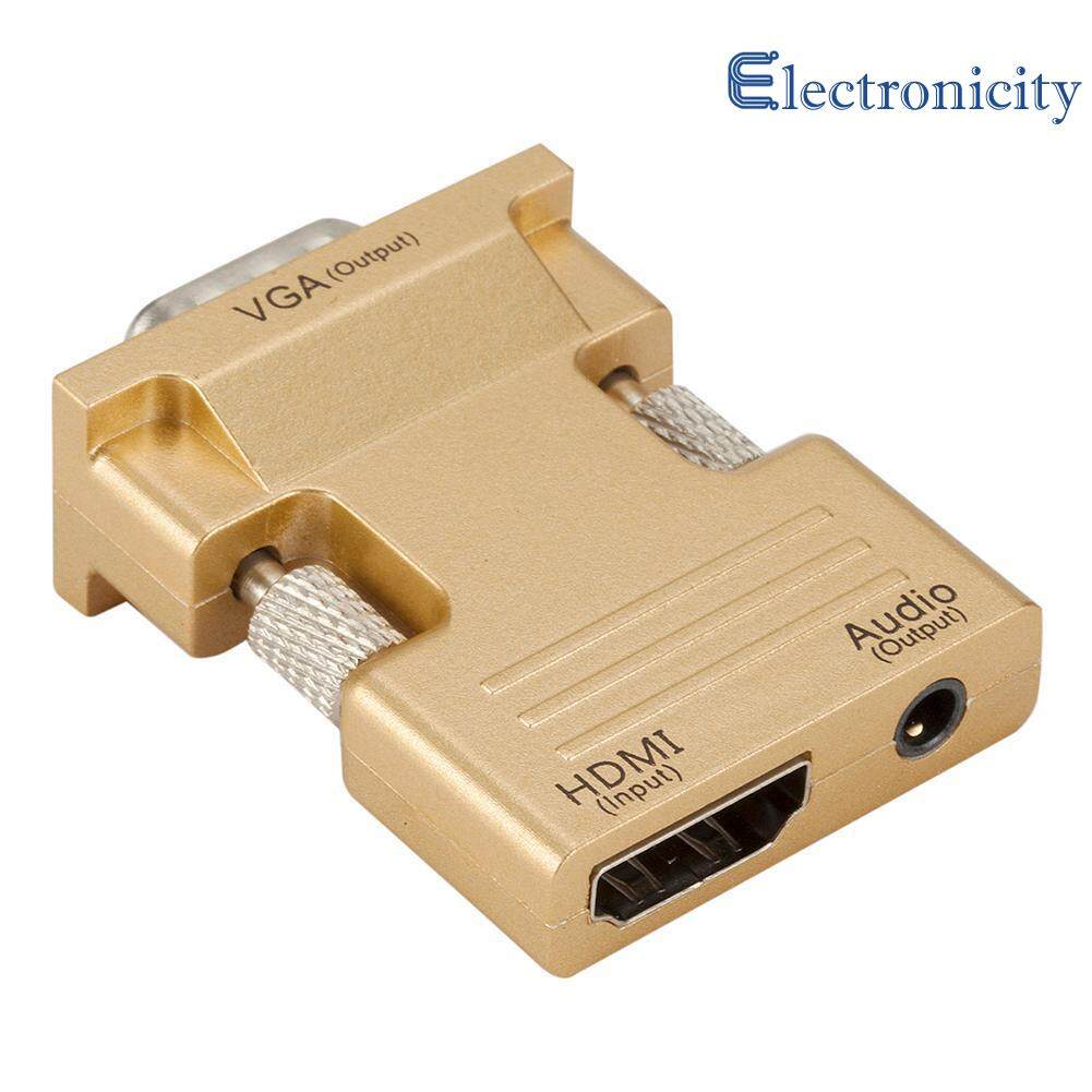 Bộ Chuyển Đổi HDMI Cái Sang VGA Đực Với Cáp Âm Thanh Hỗ Trợ Đầu Ra Tín Hiệu 1080P