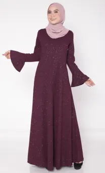 dress glitter muslimah