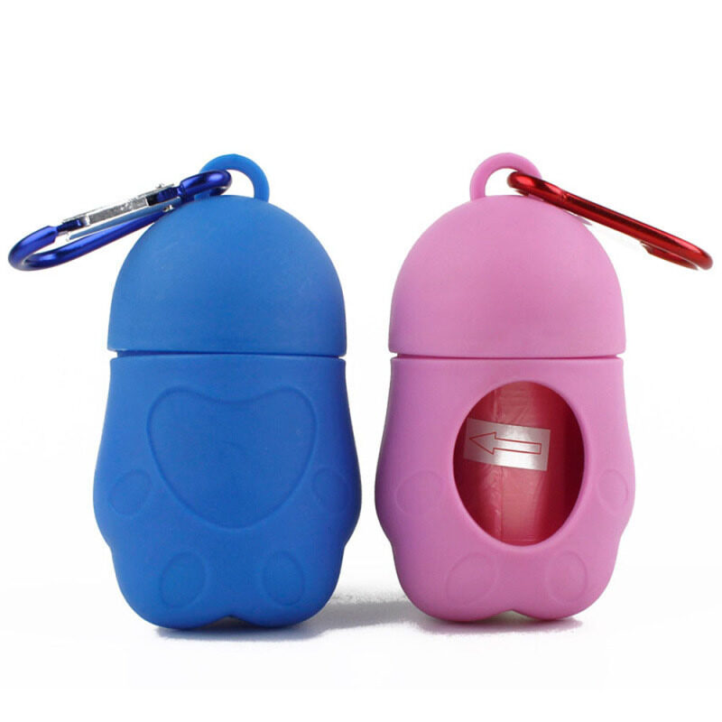 Xách Tay Loại Bỏ Xử Lý Dog Pet Poop Bag Dispenser Chất Thải Túi Carrier Chủ Dispenser Rác