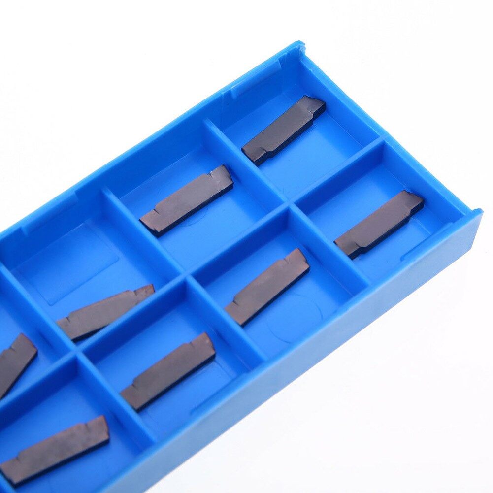 10x MGMN200-G LDA Carbide Inserts Blade For Grooving Cutting Lathe Tool 16*4*2mm